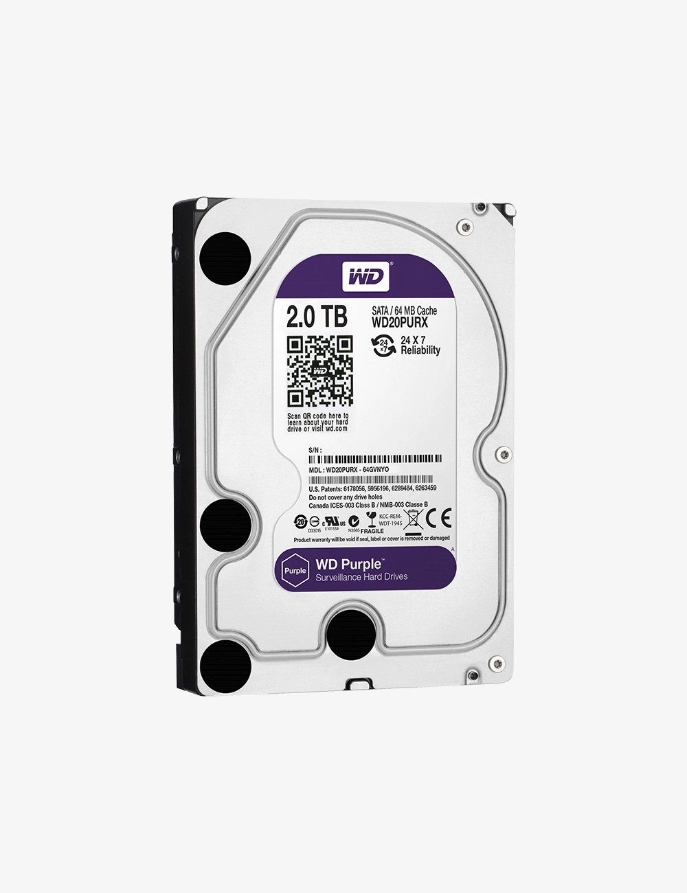 Disco duro WESTERN DIGITAL WD23PURZ